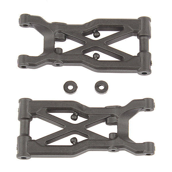 ASSOCIATED ELECTRICS - ASSOCIATED B74/B74.1 FT REAR
SUSPENSION ARMS CARBON - AS92298