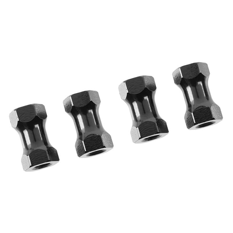 CORALLY - CHASSIS POST 10MM
ALUMINUM BLACK 4 PCS - C-00105-038