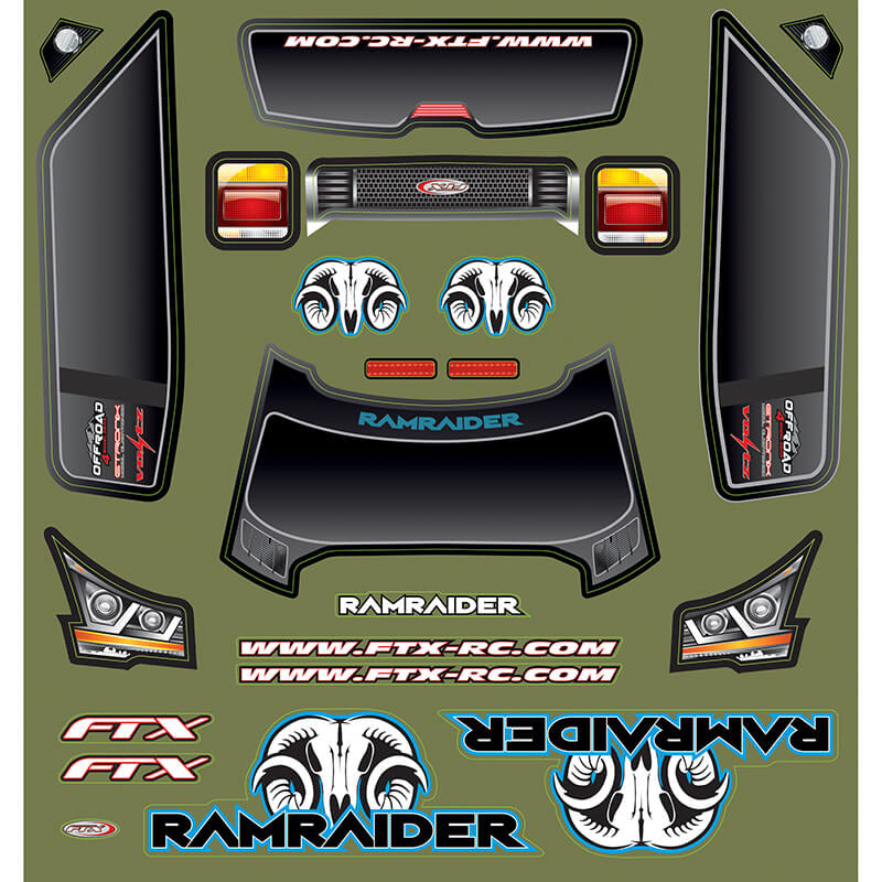 FTX - RAMRAIDER DECAL SHEET - FTX10236