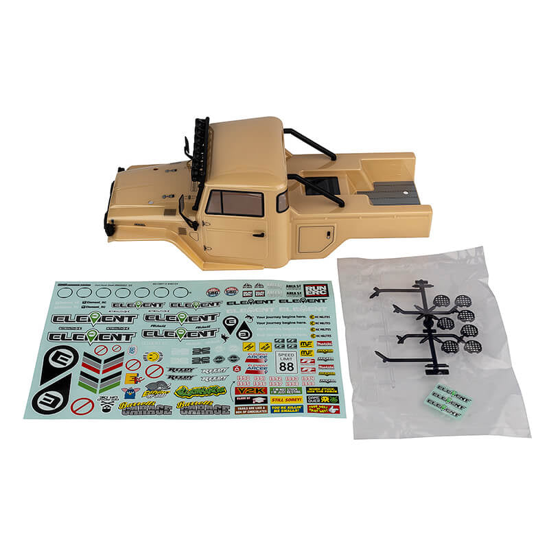 ELEMENT RC BY ASSOC. ELECTRICS - ELEMENT RC ENDURO ZUUL BODY
SET - TAN - EL42354