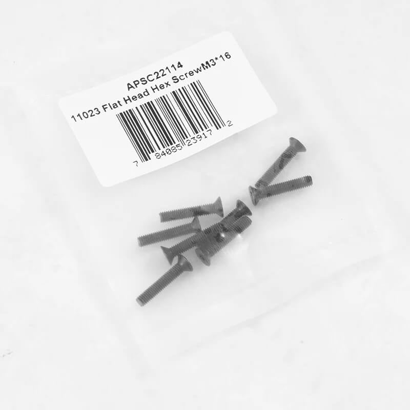 FMS/ROC HOBBY - FMS FLAT HEAD HEX SCREW M3*16 - APSC22114