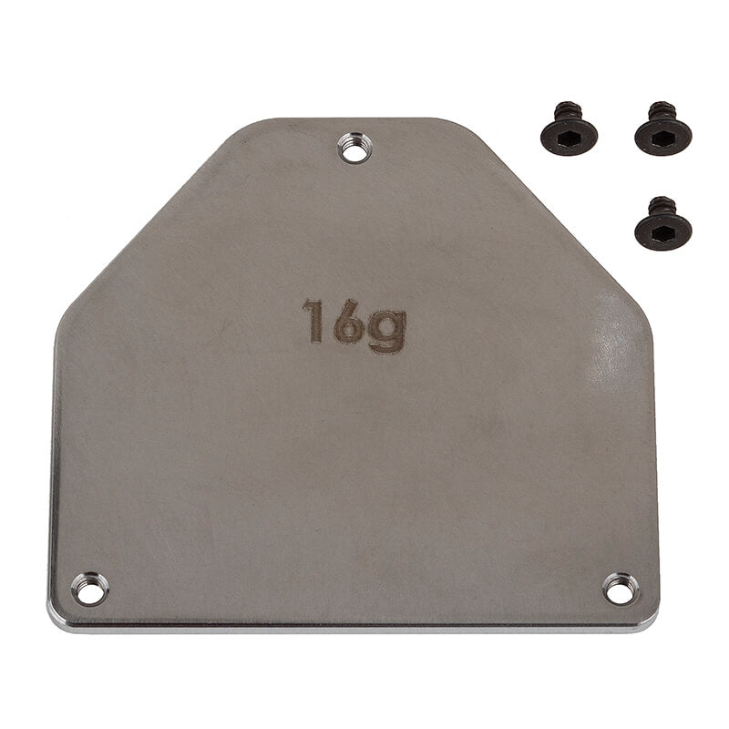 ASSOCIATED ELECTRICS - TEAM ASSOCIATED RC10B7 FT
STEEL SERVO WEIGHT PLATE 16g - AS92445