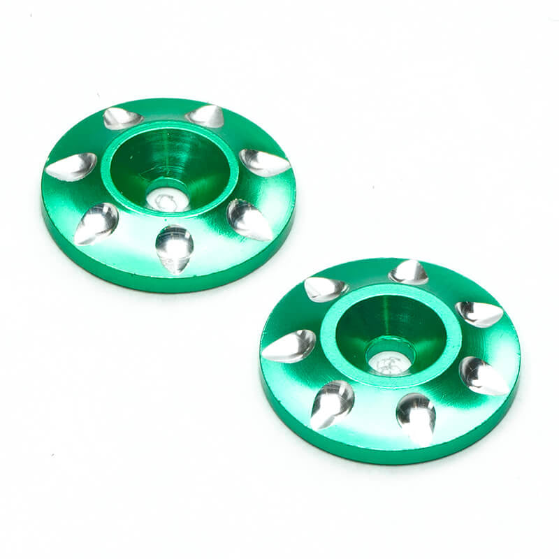 FASTRAX R/C PRODUCTS - FASTRAX 1/8TH WING WASHERS -
GREEN - FAST2550G