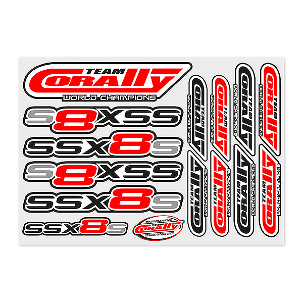 CORALLY - STICKERSHEET SSX8S
PRECUT 210X148MM 1 PC - C-99901
