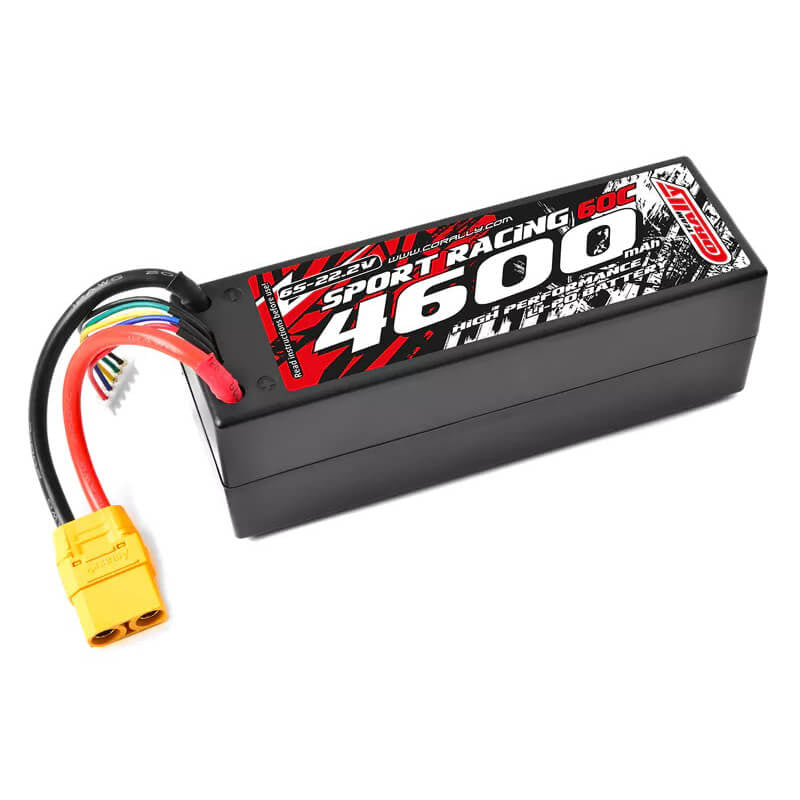 CORALLY - POWER RACING 60C LIPO
BATTERY 4600MAH 22.2V XT90 6S - C-49164-X