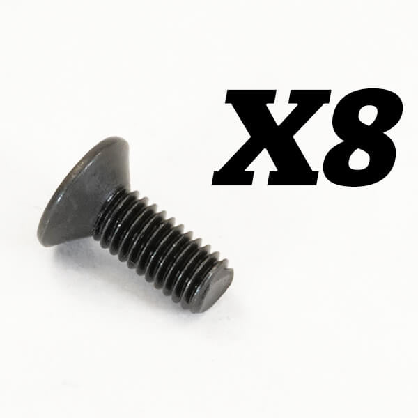 FTX - ROKATAN/RAMRAIDER FLAT
HEAD CROSS SCREW M3X8 - FTX10193