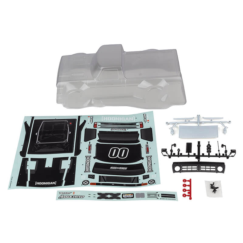 ASSOCIATED ELECTRICS - TEAM ASSOCIATED REFLEX 14R
HOONITRUCK BODY SET CLEAR - AS21589