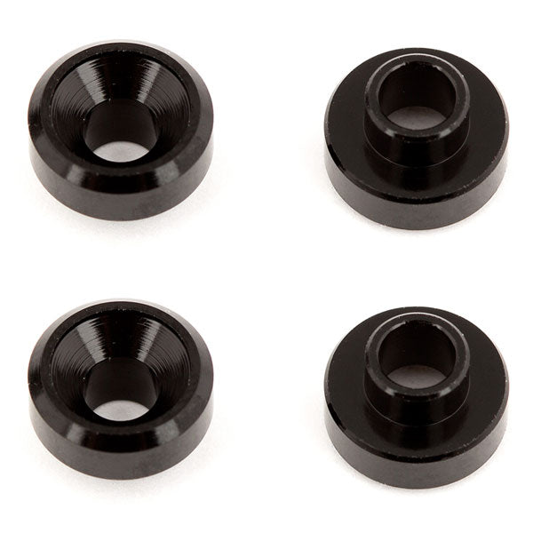 ASSOCIATED ELECTRICS - ASSOCIATED ALUMINIUM SERVO
WASHERS BLACK (4) - AS27128