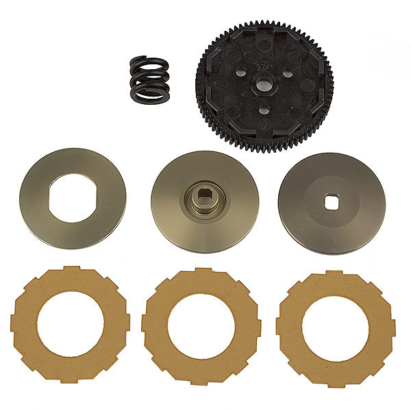 ASSOCIATED ELECTRICS - TEAM ASSOCIATED RC10B74.1
3-PAD SLIPPER CONVERSION - AS92282