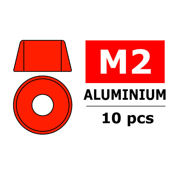 CORALLY - TEAM ALUMINIUM WASHER
FOR M2 SOCKET HEAD SCREWS O - C-3214-20-5