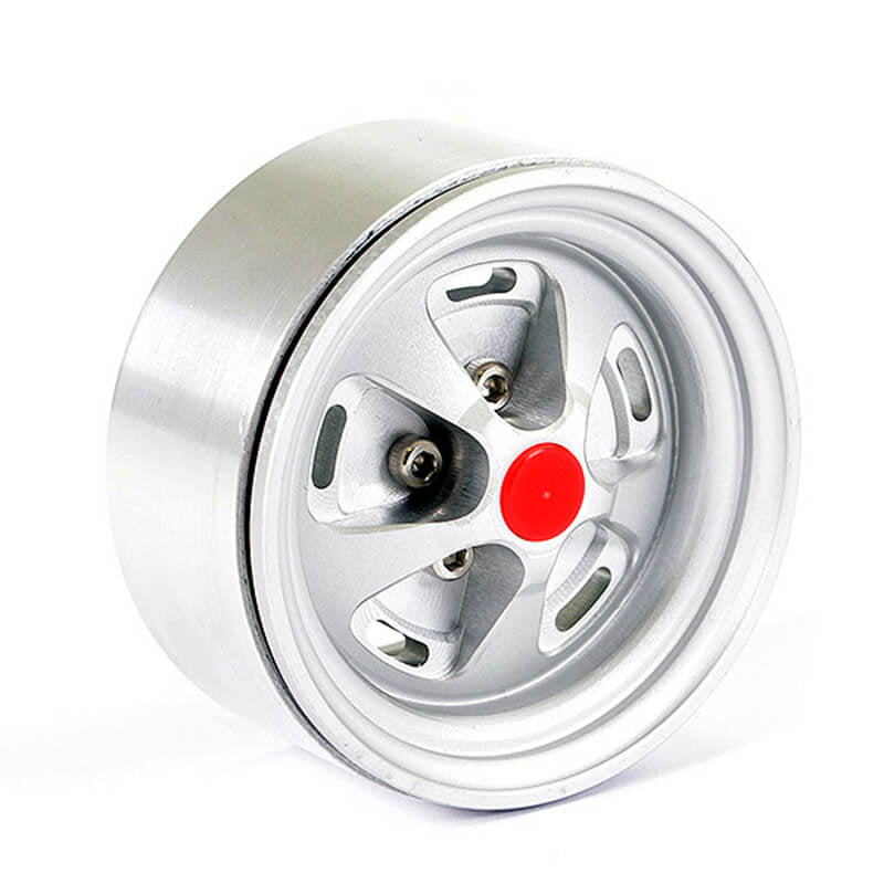 FASTRAX R/C PRODUCTS - FASTRAX ALUMINUM BEADLOCK STAR
1.9" WHEELS - SILVER (4PC) - FAST0140S
