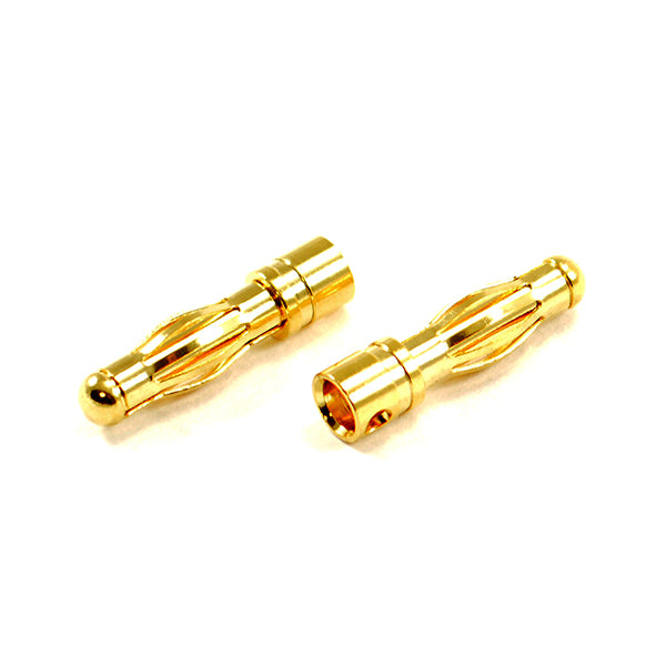 ETRONIX - 4.0MM MALE GOLD CONNECTOR (2) - ET0605