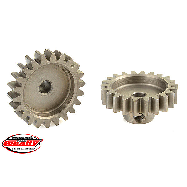 CORALLY - 32 DP PINION SHORT HAR
DENED STEEL 22 TEETH SHAFT DIA - C-71522