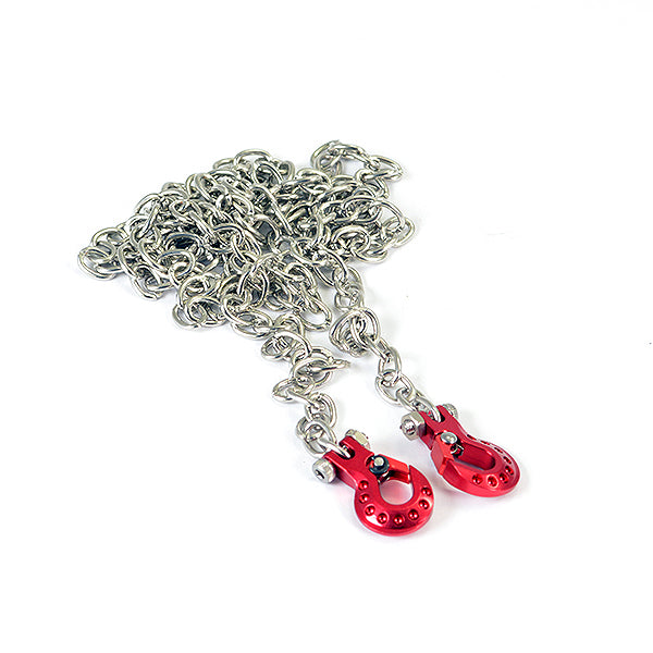 FASTRAX R/C PRODUCTS - FASTRAX DELUXE ALUMINIUM RED
WINCH HOOKS & CHAIN SET - FAST2321DR