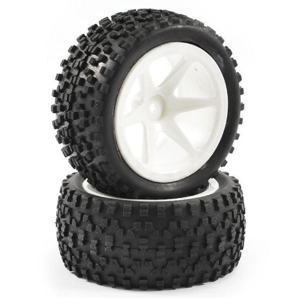 FASTRAX R/C PRODUCTS - FASTRAX 1/10TH MOUNTED CUBOID
BUGGY REAR TYRES 6-SPOKE - FAST0039S