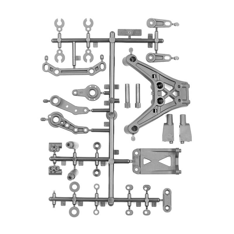 ASSOCIATED ELECTRICS - TEAM ASSOCIATED DC10 TOP PLATE
BULKHEAD, GREY - AS72252