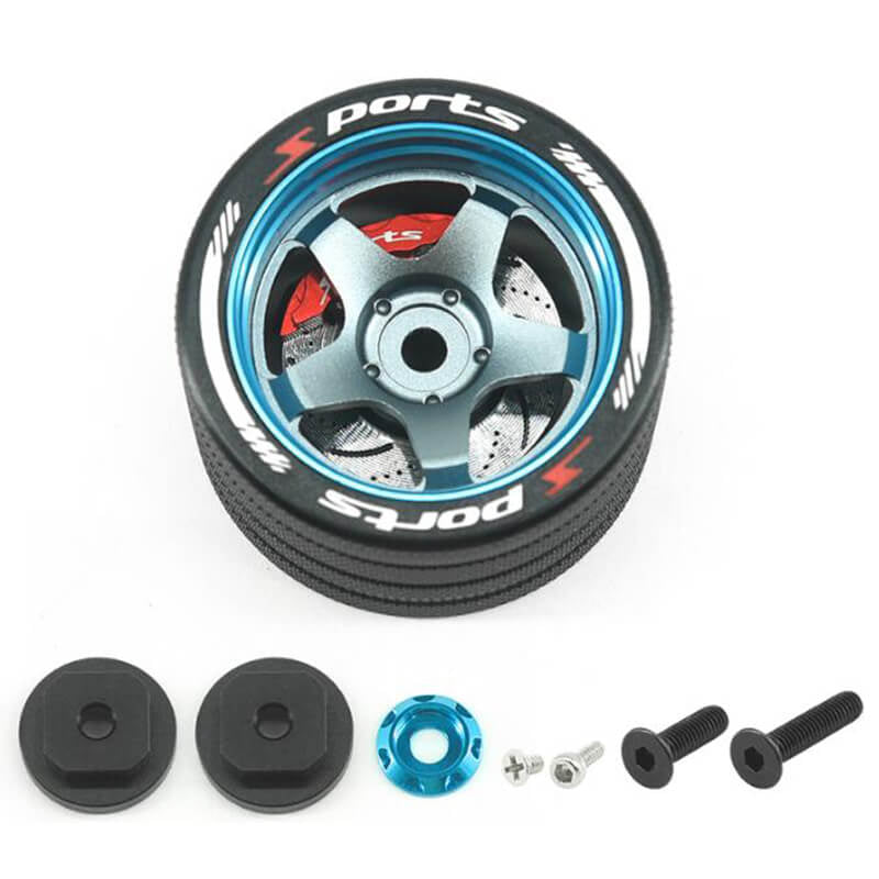 FASTRAX R/C PRODUCTS - FASTRAX ALUM STEERING 5-SPOKE
WHEEL - SANWA, FUTABA, FLYSKY - FAST423B
