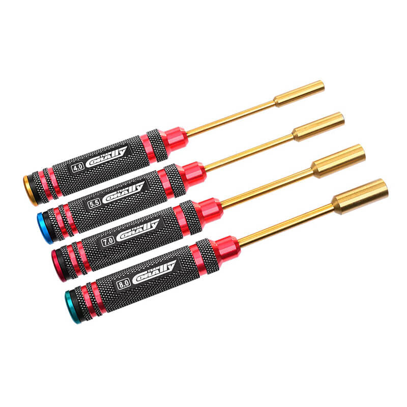 CORALLY - PRO NUT DRIVER SET Ti
Ni COATED 4.0/5.5/7.0/8.0mm - C-16190