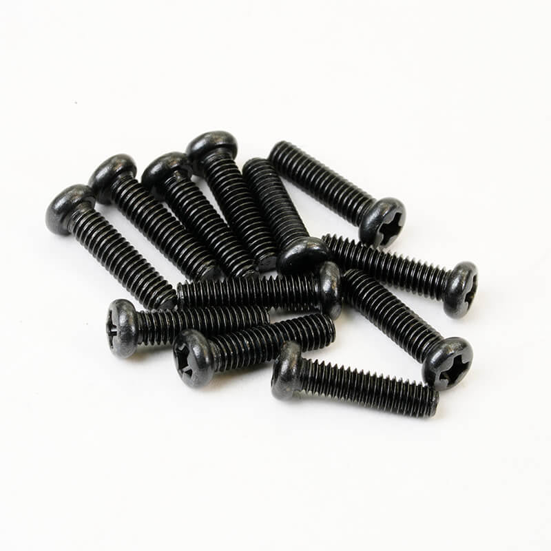 FTX - HAVOK PANHEAD SCREWS 2.5 x
10MM (12pc) - FTX10650