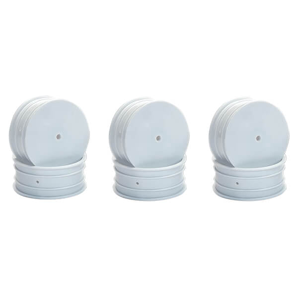CENTRO - 1/10 DISHED BUGGY FRONT
4WD WHEEL WHITE - 3 PAIRS - C0261W