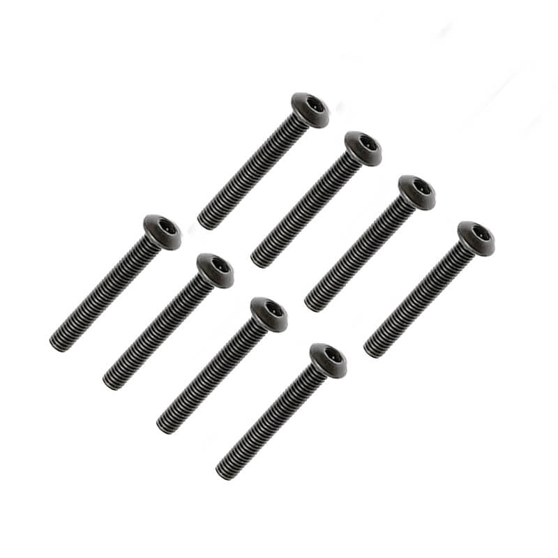 FTX - BUTTON HEAD HEX SCREW M3 X
30MM (8PC) - FTX-SBH056