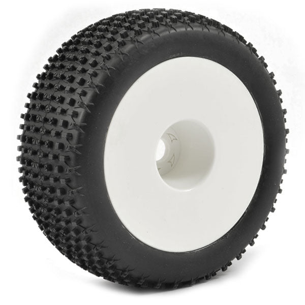 FASTRAX R/C PRODUCTS - FASTRAX 1:8 TRUGGY X-BLOCK MTD
ON WHITE DISHED 1/2"OFFSET(PR) - FAST1091WD