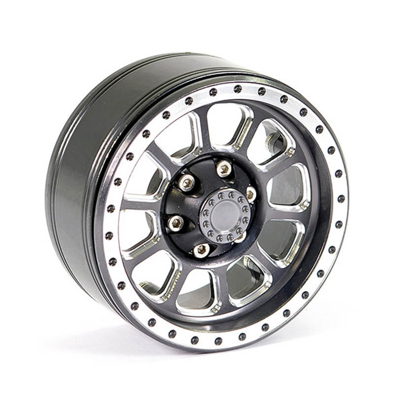 FASTRAX R/C PRODUCTS - FASTRAX ALUMINUM BEADLOCK TEN
1.9" WHEELS - TITANIUM (4PC) - FAST0141T