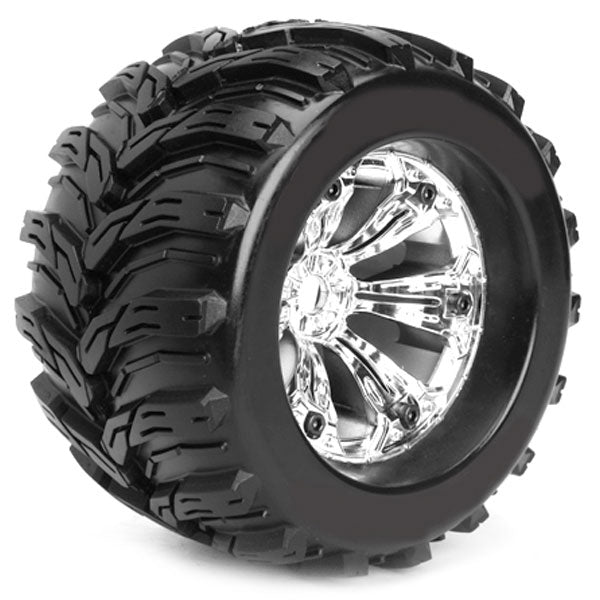 FASTRAX R/C PRODUCTS - FASTRAX 1:8 MT ARROW MOUNTED
6-SPOKE CHROME 1/2"OFFSET(PR) - FAST1175C