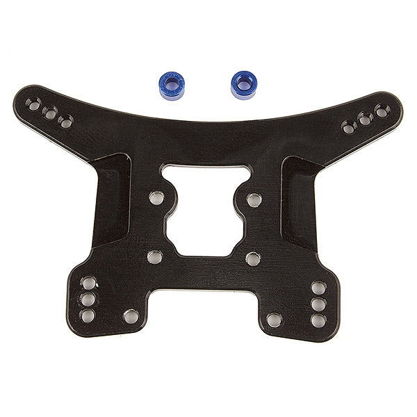 ASSOCIATED ELECTRICS - TEAM ASSOCIATED REFLEX 14B/14T
REAR SHOCK TOWER BLACK ALUM. - AS21560