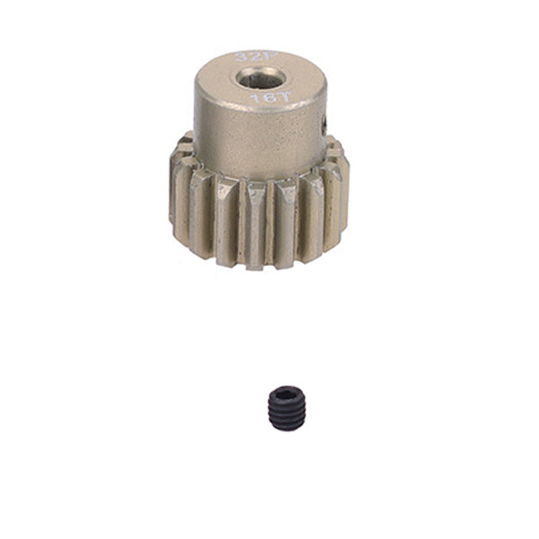 FASTRAX R/C PRODUCTS - FASTRAX 32DP 18T ALUMINIUM
7075 PINION GEAR(3.2mm SHAFT) - FAST32-18