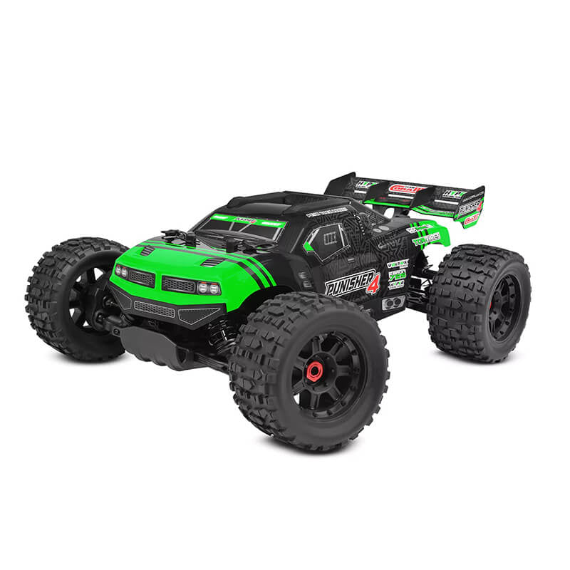 CORALLY - PUNISHER 4 BRUSHLESS
4S BASHER TRUCK RTR - GREEN - C-00292-G