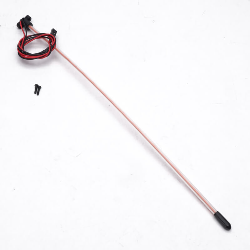 FASTRAX R/C PRODUCTS - FASTRAX LED WHIP LIGHT ANTENNA
W/MOUNT 1/10TH - RED - FAST2488R