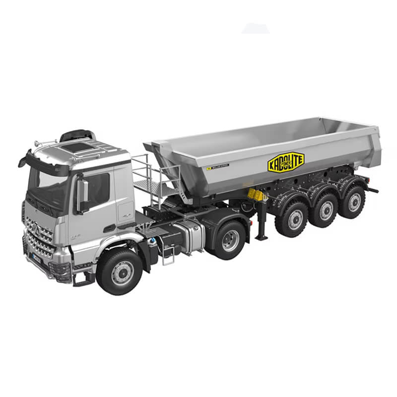 HUINA INDUSTRIAL - HUINA KABOLITE 1/14TH 3 AXLE
4x4 TRAILER & TRUCK RTR SILVER - CY5801S