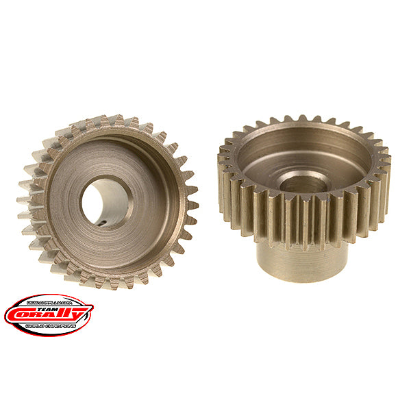 CORALLY - 48 DP PINION SHORT
HARDENED STEEL 32 TEETH 5MM - C-72432