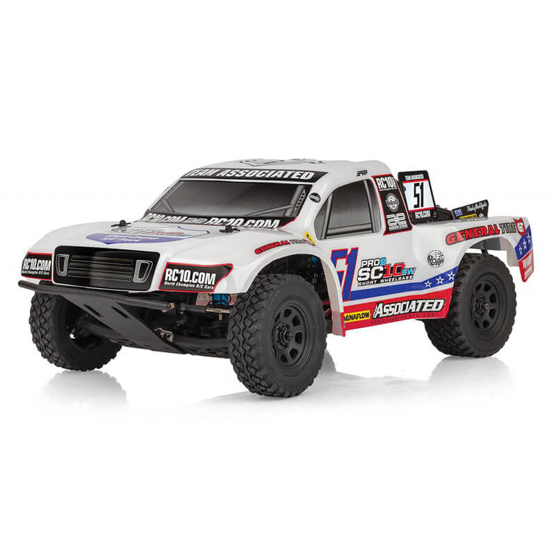 ASSOCIATED ELECTRICS - TEAM ASSOCIATED PRO2 SC10SW
SHORT COURSE TRUCK RTR - WHITE - AS70040