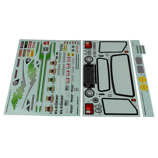 ELEMENT RC BY ASSOC. ELECTRICS - ELEMENT RC ENDURO BUSHIDO
DECALS - EL42175