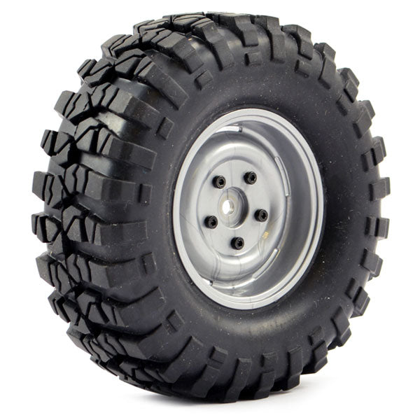 FTX - OUTBACK PRE-MOUNTED STEEL
LUG/TYRE (2) - GREY - FTX8172G
