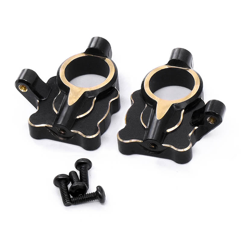 FASTRAX R/C PRODUCTS - FASTRAX FCX24 BLACK BRASS
STEERING ARM HOUSING (2PC) - FTFMS005BRB