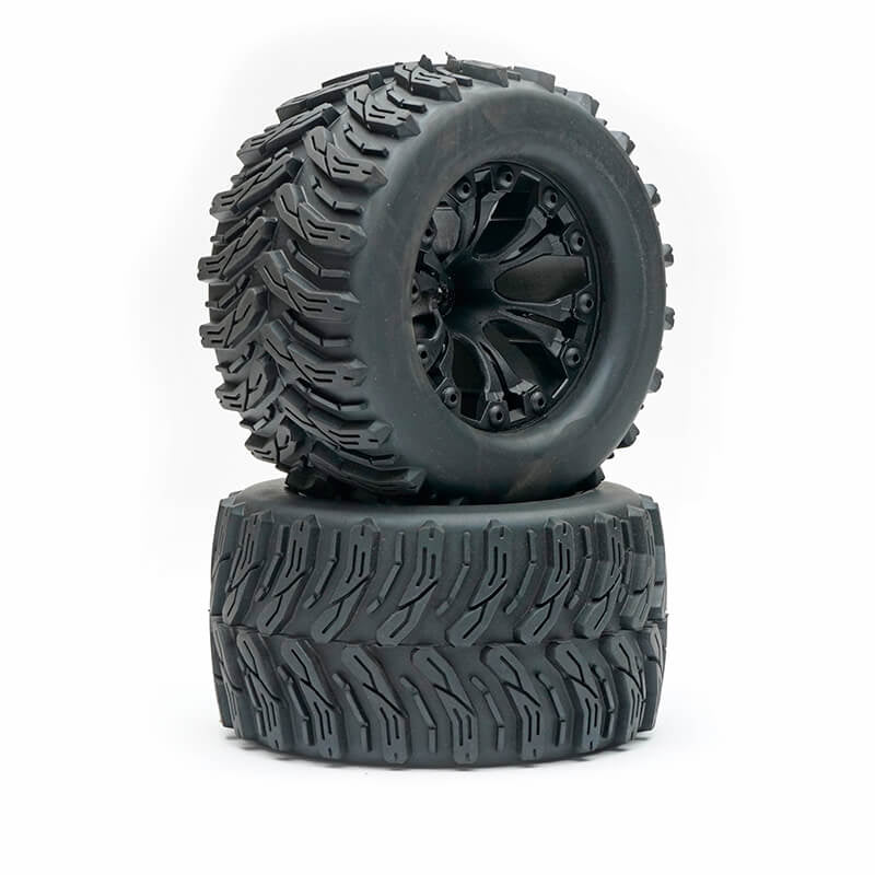 FASTRAX R/C PRODUCTS - FASTRAX 1/10 T-BONE TRUCK TYRE
MOUNTED SPLIT-SPOKE (12mm HEX) - FAST0069B