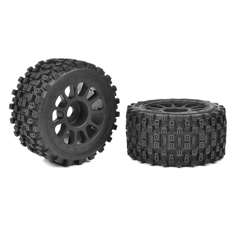 CORALLY - TEAM 1/8 BUGGY TYRES
SCORPION XTB REAR WIDE BLK RIM - C-00180-1194