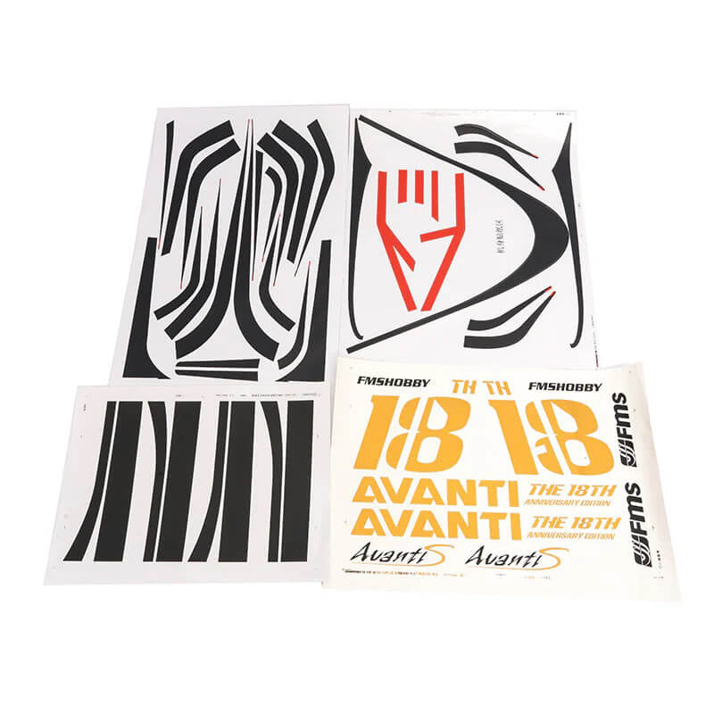 FMS/ROC HOBBY - FMS 90MM AVANTI DECAL SHEET - FMSEV117