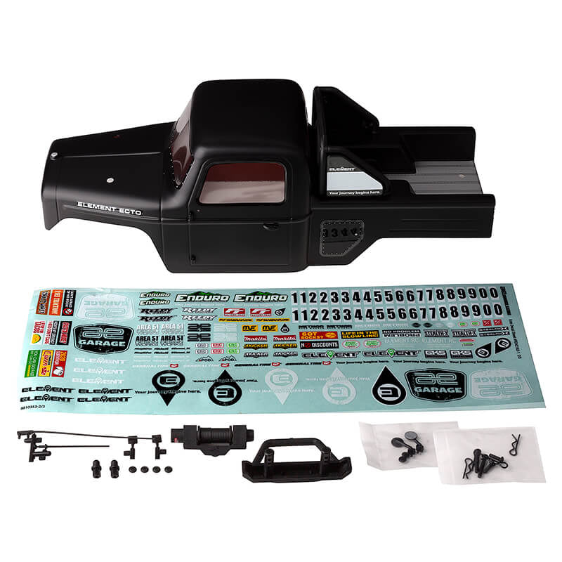 ELEMENT RC BY ASSOC. ELECTRICS - ELEMENT RC ENDURO ECTO BLACK
BODY SET PAINTED - EL42179