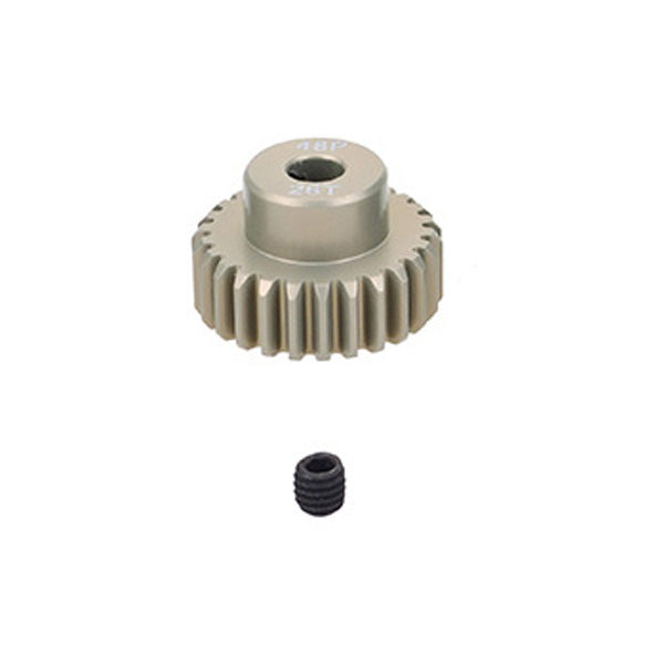 FASTRAX R/C PRODUCTS - FASTRAX 48DP 26T ALUMINIUM
7075 PINION GEAR - FAST48-26