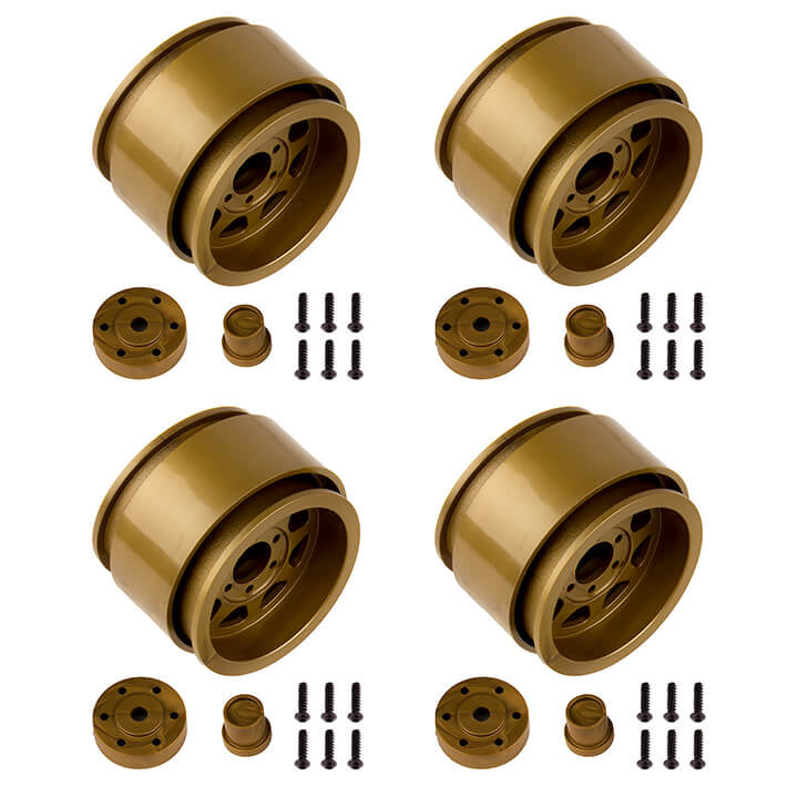 ELEMENT RC BY ASSOC. ELECTRICS - ELEMENT RC ENDURO METHOD 701 T
RAIL WHEELS 1.9IN BRONZE (4) - EL42100