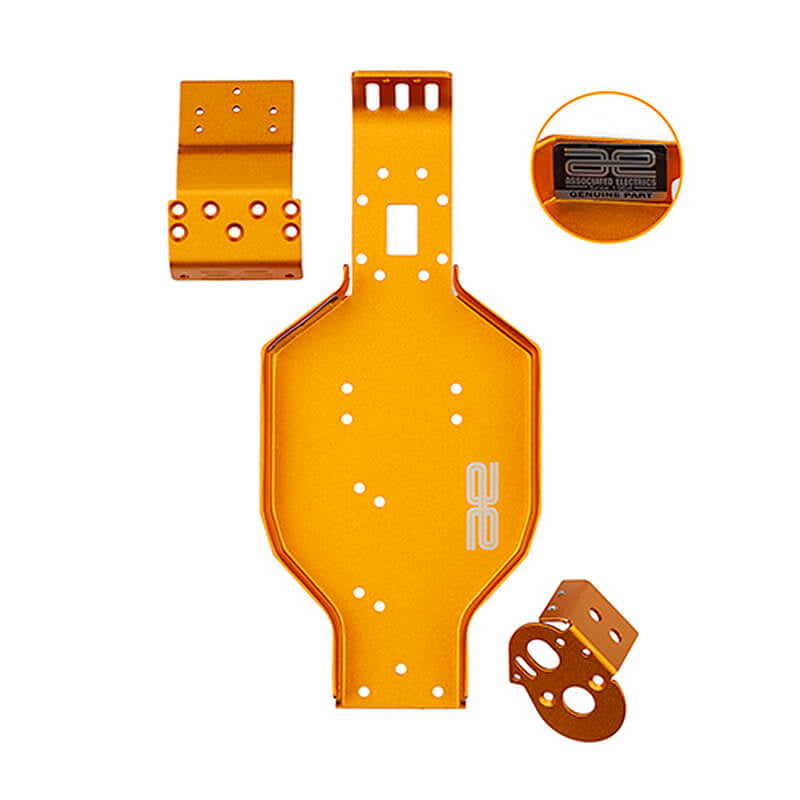 ASSOCIATED ELECTRICS - ASSOCIATED RC10 MODEL 24
CHASSIS SET, GOLD - AS21767