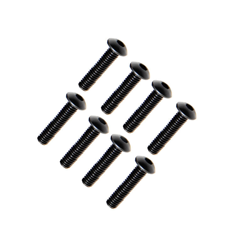FTX - BUTTON HEAD HEX SCREW M4 X
16MM (8PC) - FTX-SBH074