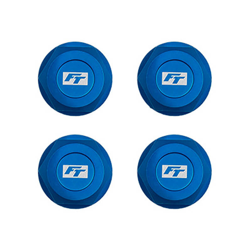 ASSOCIATED ELECTRICS - ASSOCIATED RC8 FT ALUMINIUM
CAPPED WHEEL NUTS 17MM (4) - AS81672