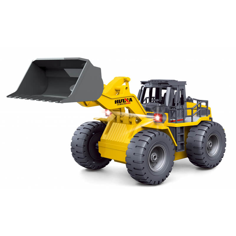 HUINA INDUSTRIAL - HUINA 1/18TH 2.4G 9CH WHEELED
LOADER TRUCK w/DIE CAST - CY1532