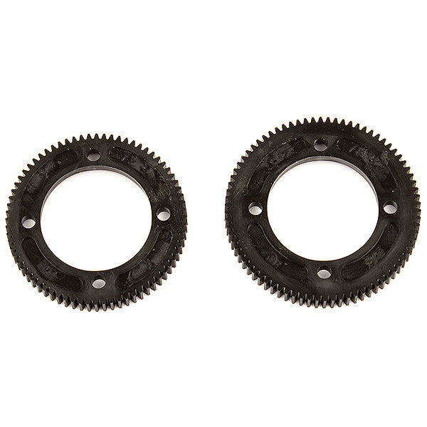 ASSOCIATED ELECTRICS - TEAM ASSOCIATED B74 CENTRE
DIFF SPUR GEARS, 72/78 TOOTH - AS92149