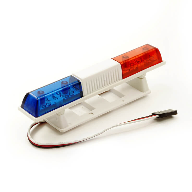 FASTRAX R/C PRODUCTS - FASTRAX POLICE SQUARE
ROOFLIGHT BAR w/LED'S - FAST2227S